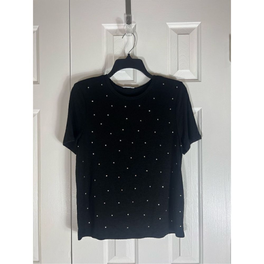 Zara Womens Black Sweater Blouse Size M